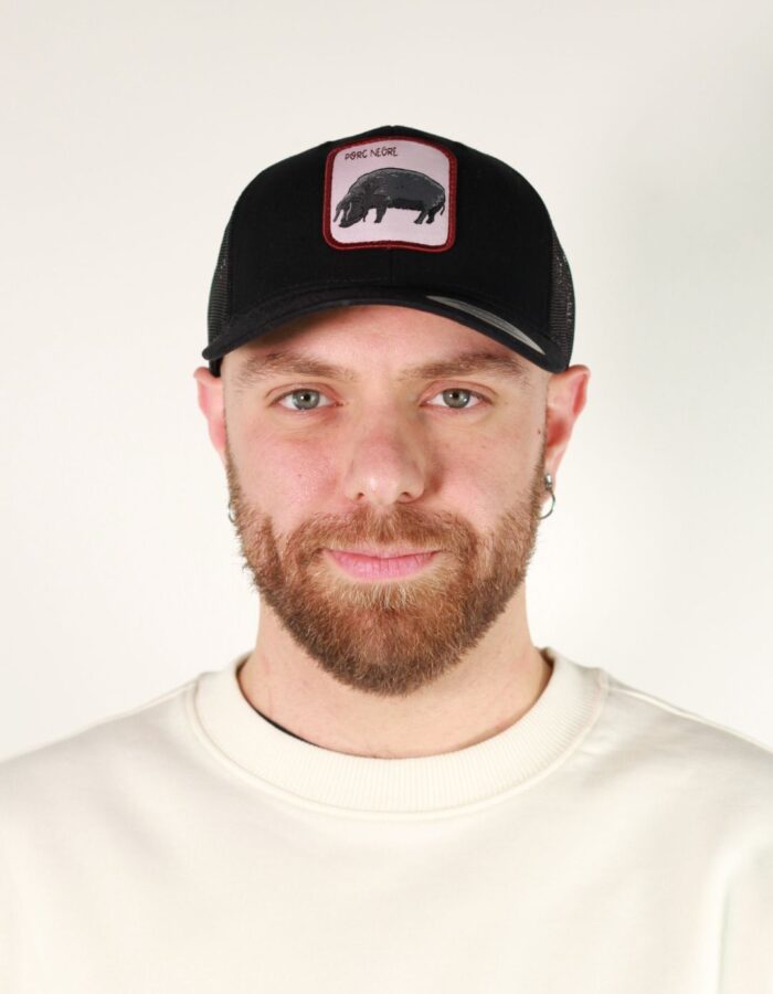 Gorra visera amb pegat "Porc negre"