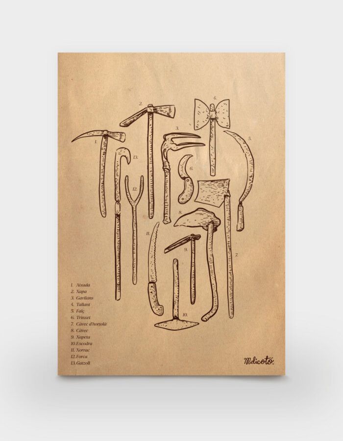 Làmina A3 "Eines"