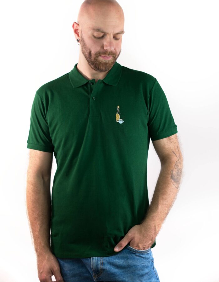 Polo verd "Rebentat"