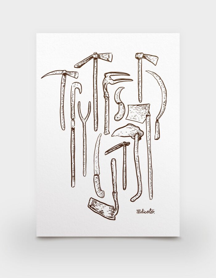 Làmina A3 "Eines"