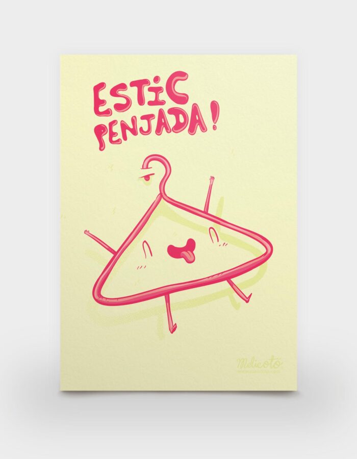 Làmina "Estic penjada"