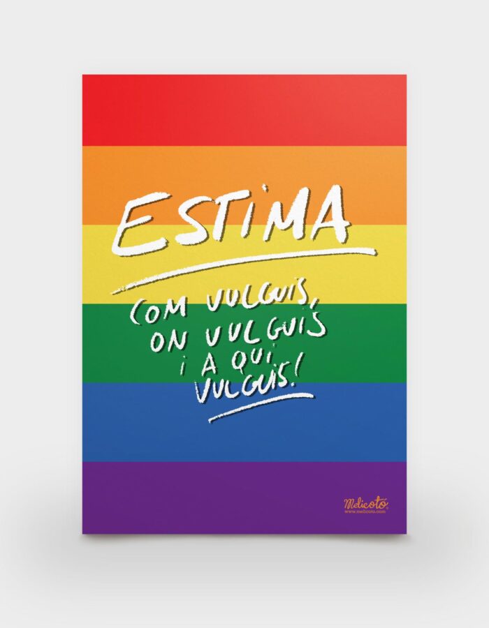 Làmina "Estima com vulguis"