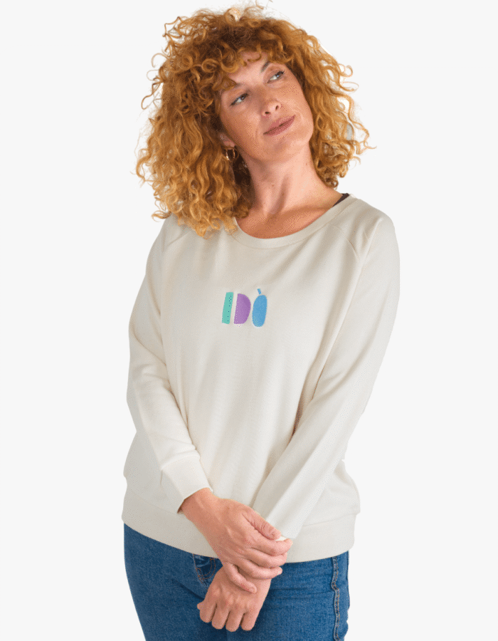Dessuadora amb brodat "Idò"