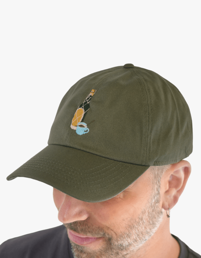 Gorra visera amb brodat "Rebentat"