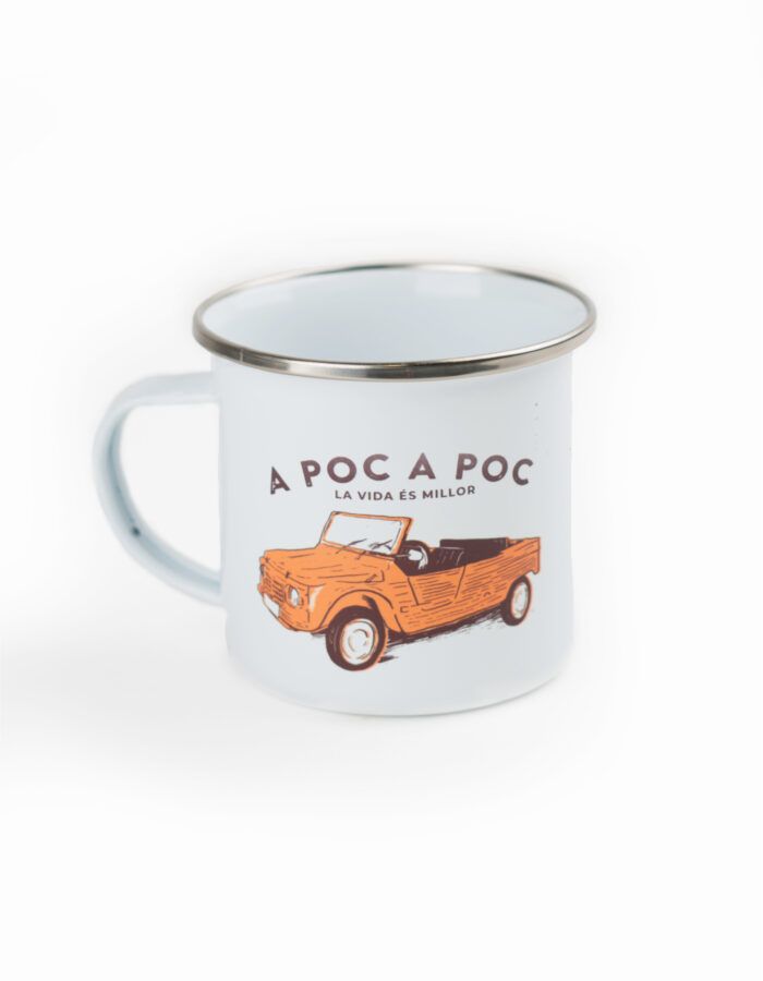 Tassa metàl·lica "A poc a poc"