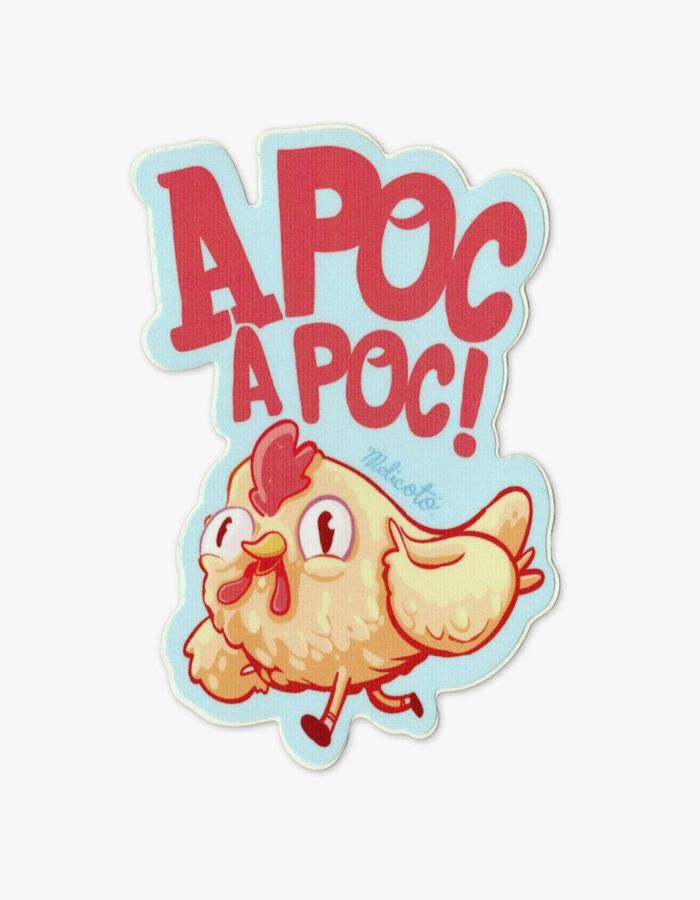 Adhesiu "A poc a poc!"
