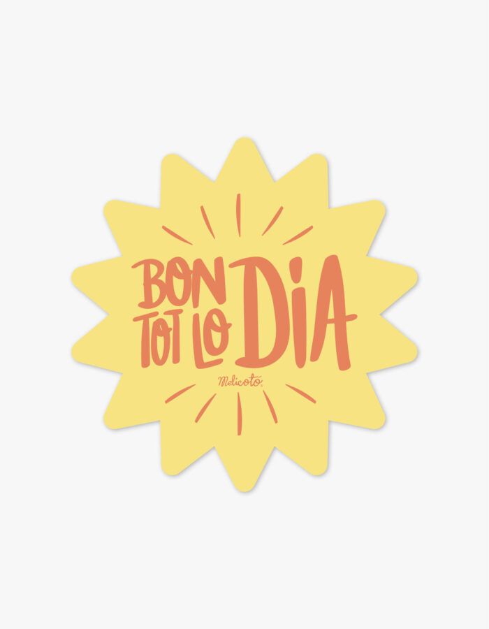 Adhesiu "Bon dia"