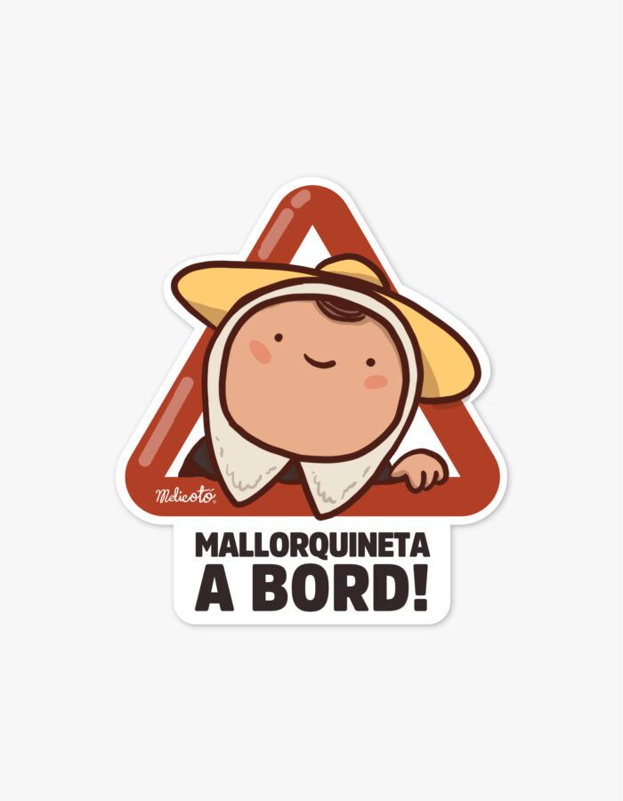 Adhesiu "Mallorquineta a bord"