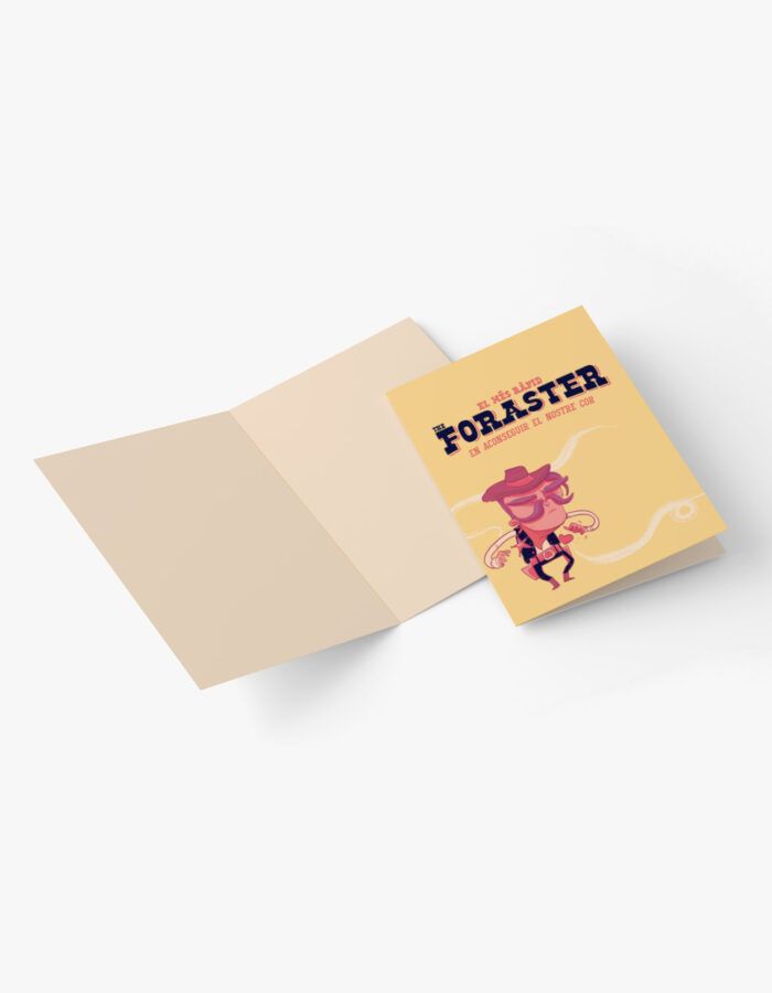 Targeta de felicitació "Foraster"