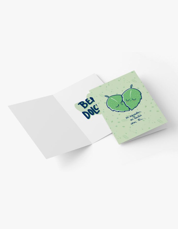 Targeta de felicitació "Herbes dolces"