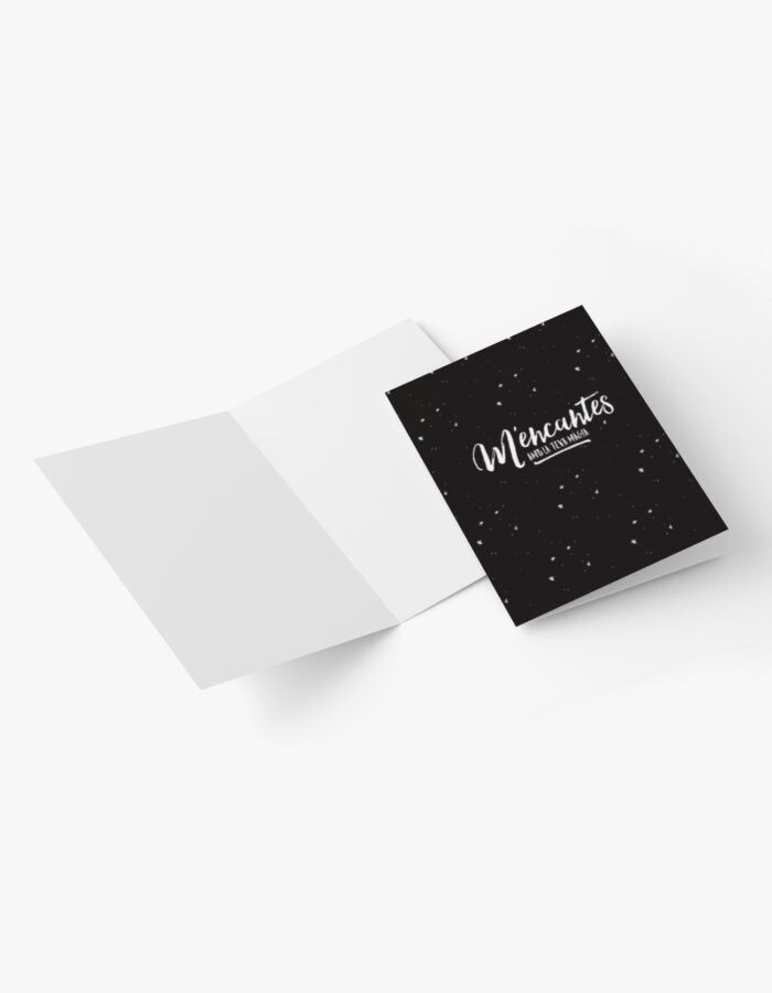 Targeta de felicitació "M'encantes"