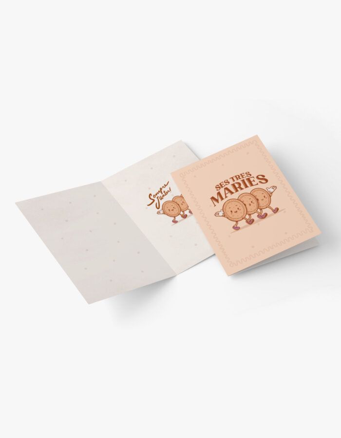 Targeta de felicitació "Ses tres maries"