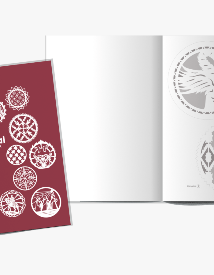 Llibre "Neules de Nadal. Plantilles per retallar - Volum I"