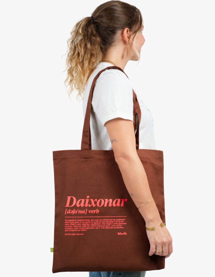 Bossa d'anses marró "Daixonar"