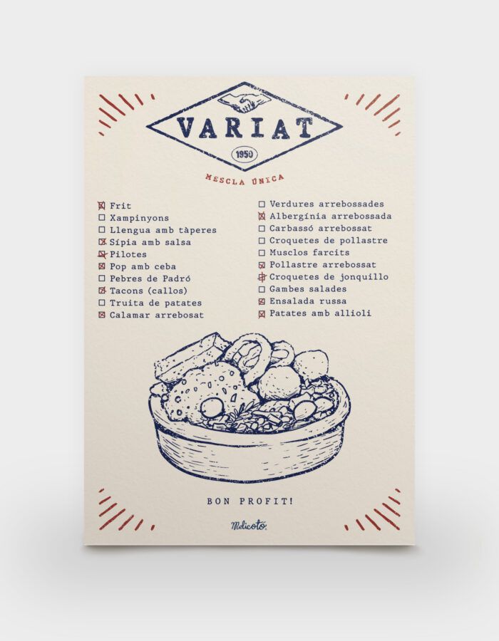 Làmina A3 "Variat"